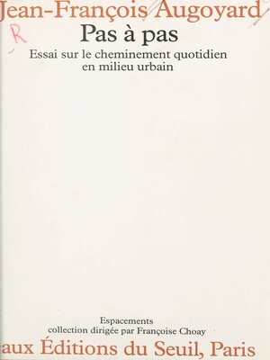 cover image of Pas à pas